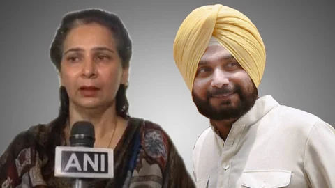 Navjot Singh Sidhu’s wife Navjot Kaur confirmed on Tuesday that he has quit BJP. (Photo: altered by <b>The Quint</b>)