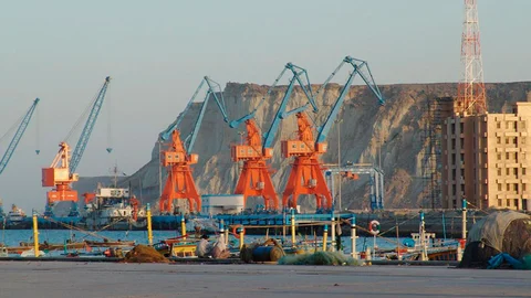 The strategically important port of Gwadar in Balochistan province of Pakistan. (Photo: Reuters)