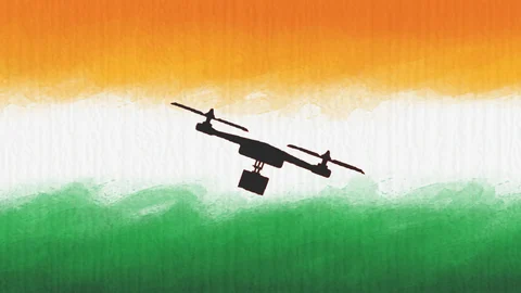 Drones are making their way rapidly into India’s state police forces. (Photo: Abhilash Mallick/<b>The Quint</b>)
