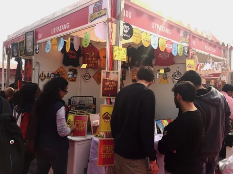 The Utpatang tall at the Delhi Comic Con 2017 (Source: Utpatang) 