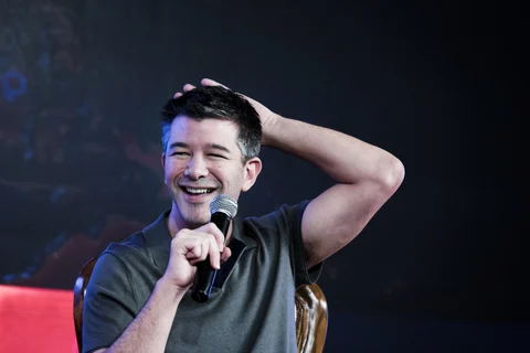 Travis Kalanick, co-founder of Uber Technologies Inc. (Photographer: Udit Kulshrestha/Bloomberg)