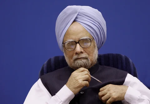 Manmohan Singh, then prime minister of India, attends a conference in New Delhi, India, on November 1, 2010. (Photographer: Pankaj Nangia/Bloomberg)