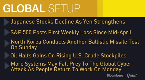 Monday Morning Briefing: Asian Shares Mixed On U.S. Data, Missile Test