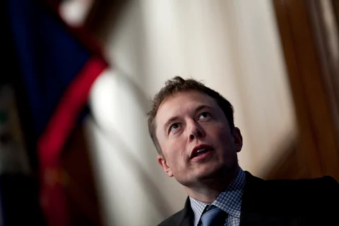 Elon Musk, chief executive officer of Tesla. (Photographer: Andrew Harrer/Bloomberg)