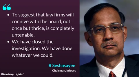 Infosys Board Not Divided, Says Seshasayee