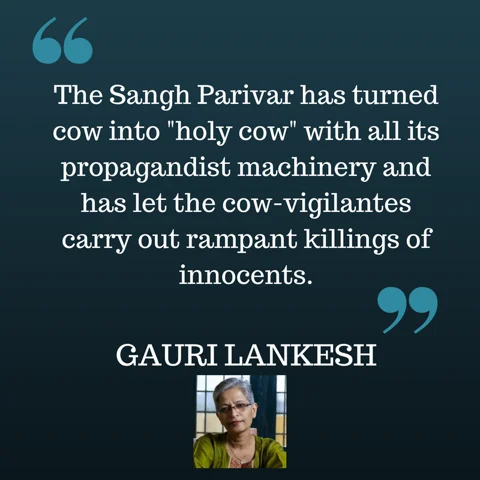 Gauri Lankesh, the Voice of Dissent, Stood for Free Speech