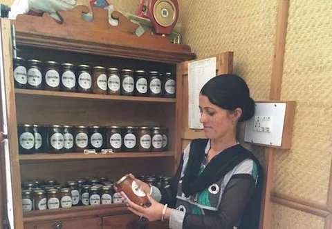 Ranjita Devi has worked with Bhuira Jams from the day it received its commercial license in 1999. (Source: IndiaSpend/Namita Bhandare)