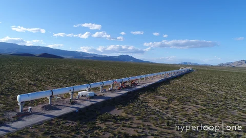 Hyperloop One’s test site in Nevada, U.S. (Source: Hyperloop One)