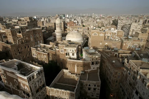 A view of the old city of Sana’a, Yemen, is seen on April 29, 2006. (Photographer: Paul Hilton/Bloomberg News)
