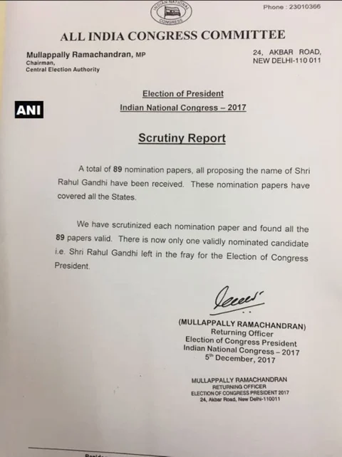 Rahul Gandhi Takes Over as Congress President From Mother Sonia