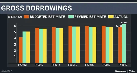 Government Raises Gross Borrowing Target For First Time In Six Years