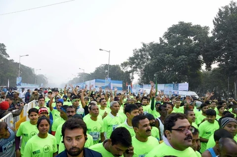 The runners at the SDSL Half Marathon 2018