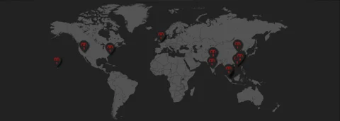 A map displaying Nirav Modi boutique locations. (Source: niravmodi.com)