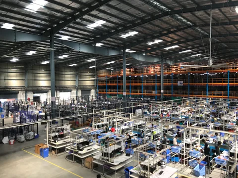 Flipkart group owned Myntra’s warehouse in Bengaluru. (Photographer: Nishant Sharma)
