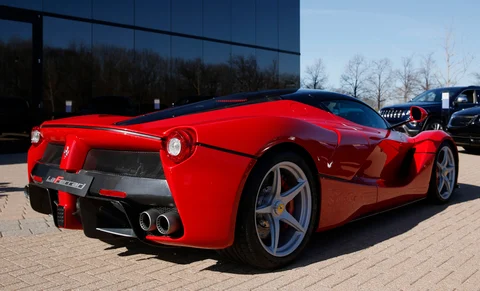 LaFerrari (Photographer: Jeff Kowalsky/Bloomberg)