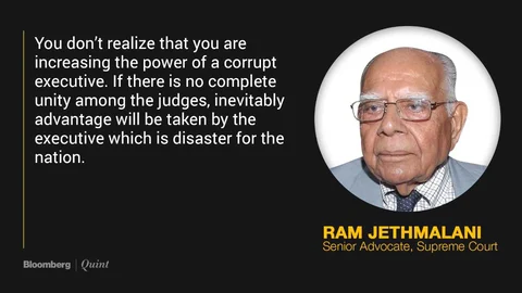 Judges’ Spat Gives Executive The Advantage, Says Ram Jethmalani
