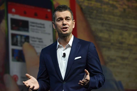 Robert Kynel, chief business officer for YouTube Inc. (Photographer: David Paul Morris/Bloomberg)