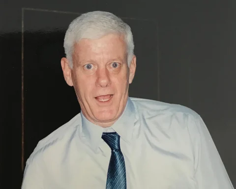 Alan Woods (shown in an undated photo) gave Benter the idea to bet on horses in Hong Kong. The two later had a bitter falling-out. (Source: Dr. John Simon)
