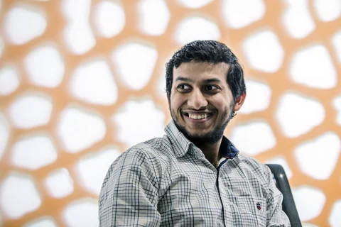 Ritesh Agarwal, founder and chief executive officer of Oravel Stays Pvt, owner and operator of Oyo Rooms (Photographer: Prashanth Vishwanathan/Bloomberg) 