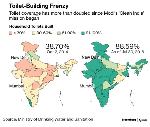 World’s Biggest Toilet-Building Spree Is Windfall For Companies