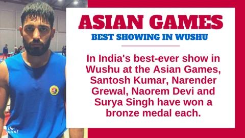 Day 4, Asian Games: 4 Indians Win Bronze Medals in Wushu