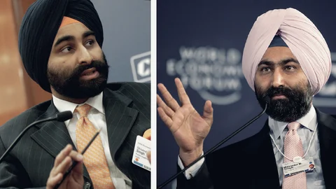 Shivinder Singh (left and Malvinder Singh (right). (Photographs: Bloomberg)