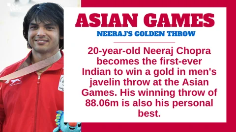 Day 9, Asian Games: Neeraj Wins Gold, Indian Men’s TT Team Win QF