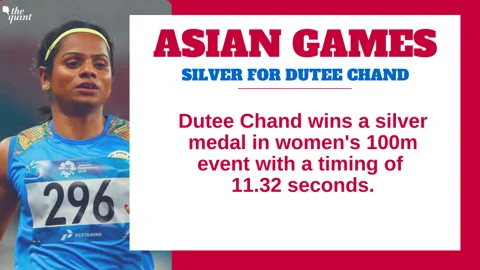 Day 8, Asian Games: Dutee Chand Wins Silver in 100m, Sindhu in SF