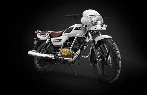 The TVS Radeon motorcycle. (Photo: Company website)