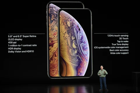Phil Schiller, senior vice president of worldwide marketing at Apple Inc., speaks during an event (Photographer: David Paul Morris/Bloomberg) 