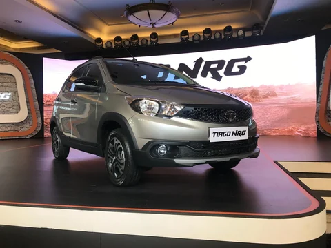 A Tiago NRG model in Mumbai.