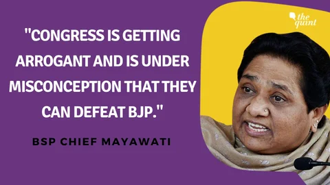 Cong ‘Arrogant’, BSP to Go Solo in Rajasthan & MP, Says Mayawati