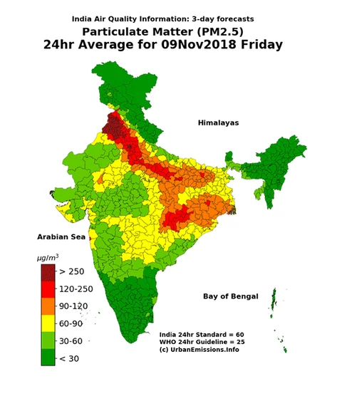 Toxic Smog Covered 41 Indian Cities, The Day After Diwali