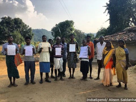 The Paharikorwas, a particularly vulnerable tribal group, of Govindpur village in Sarguja district, northern Chhattisgarh. Barely a quarter of 222 households in the village, have received titles--and to less land than they said is due to them.