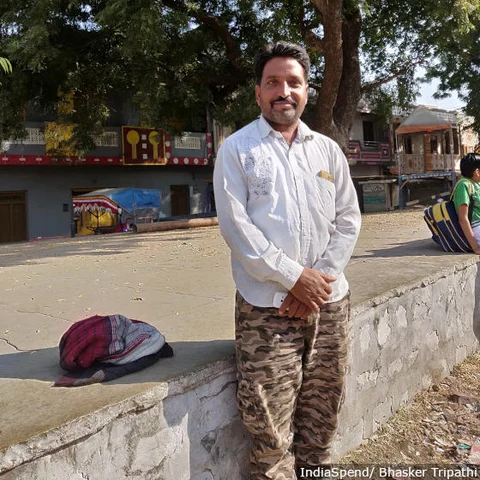 Deelip Patidar, a farmer who took part in the 2017’s farmers’ protest in Mandsaur.