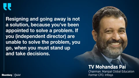 Resignation By Independent Directors Not A Solution, Says Mohandas Pai In Conversation With R Gopalakrishnan