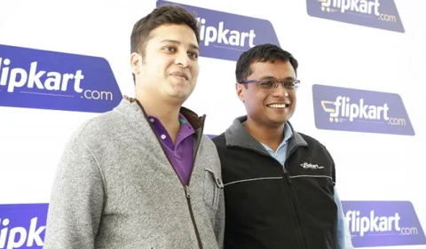 Binny Bansal and Sachin Bansal (Source: Flipkart)