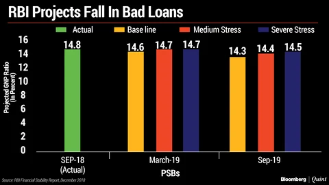 FSR: RBI Says Bank NPAs May Fall To 10.3% In March 2019