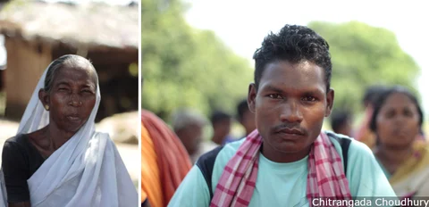 On August 31, 2018, Mali’s Santali farmers, such as Talamai Murmu, fell at the feet of Adani personnel, begging them to not acquire their land. “They just took it over like dacoits,” said Gangta villager Ramesh Besra (right), whose land is now in the company’s possession.