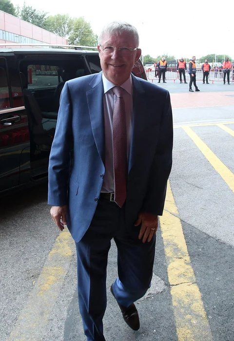 Sir Alex Ferguson has arrived to attend a game at Old Trafford. (Image courtesy: www.manutd.com)