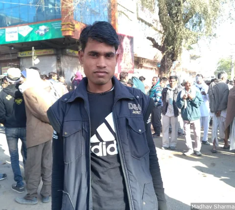 Ganesh Mertha, an arts graduate, moved to Jaipur a year ago in search of a job. On the day we spoke to him, he hoped to find work as a labourer for Rs 300 a day.