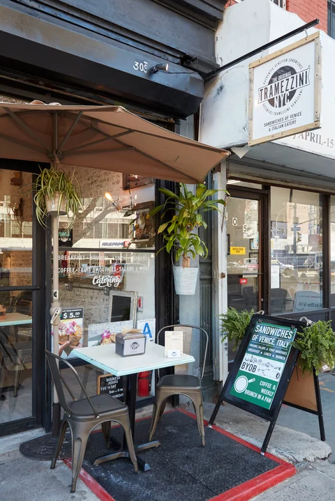 If you’re lucky, you can chow down on a sliced-to-order prosciutto tramezzini at an al fresco table. 