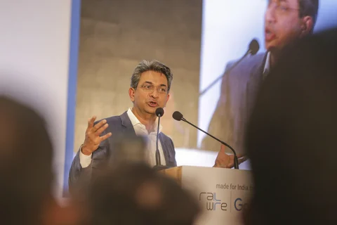 Rajan Anandan, former president of South East Asia and India at Google Inc. (Photographer: Dhiraj Singh/Bloomberg)