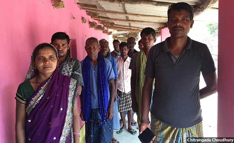 Villagers in Baday Salhi said they chased away labourers and officials who tried to put pillars on their lands for the plantation project.