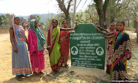 Baiga tribeswomen in Phulwaripara village in Chhattisgarh’s Bilaspur district protested against plantations in their village in October 2018. They spent 17 days in prison after the local forest department booked them, and are currently out on bail.