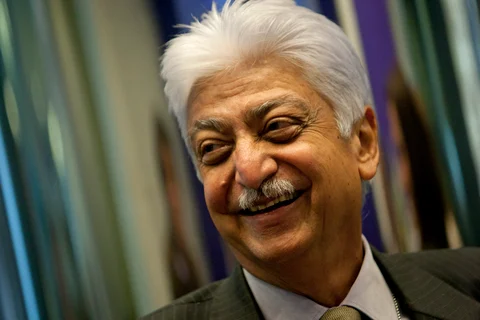Azim Premji, chairman of Wipro Ltd. (Photographer: Scott Eells/Bloomberg)