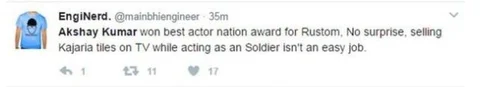 आमिर खान को नज़रअंदाज कर अक्षय को मिला नेशनल अवार्ड,यूजर बोले- यह बेस्ट चाटुकारिता का अवार्ड है