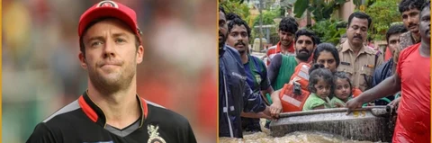 केरल बाढ़ः पीड़ितों की मदद के लिए आगे आए क्रिकेटर डीविलियर्स, बाढ़ में फंसे लोगों के लिए की दुआ