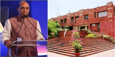 गृहमंत्री राजनाथ सिंह ने की JNU की तारीफ, बोले- देश की आतंरिक सुरक्षा के लिए खतरा नहीं है ‘JNU’