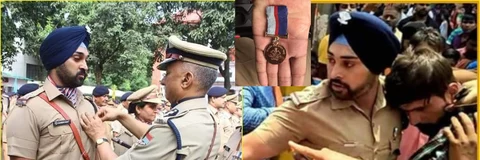 मुस्लिम युवक की जान बचाने वाले SI गगनदीप को मिला बहादुरी का ईनाम, उत्तराखंड पुलिस ने किया सम्मानित
